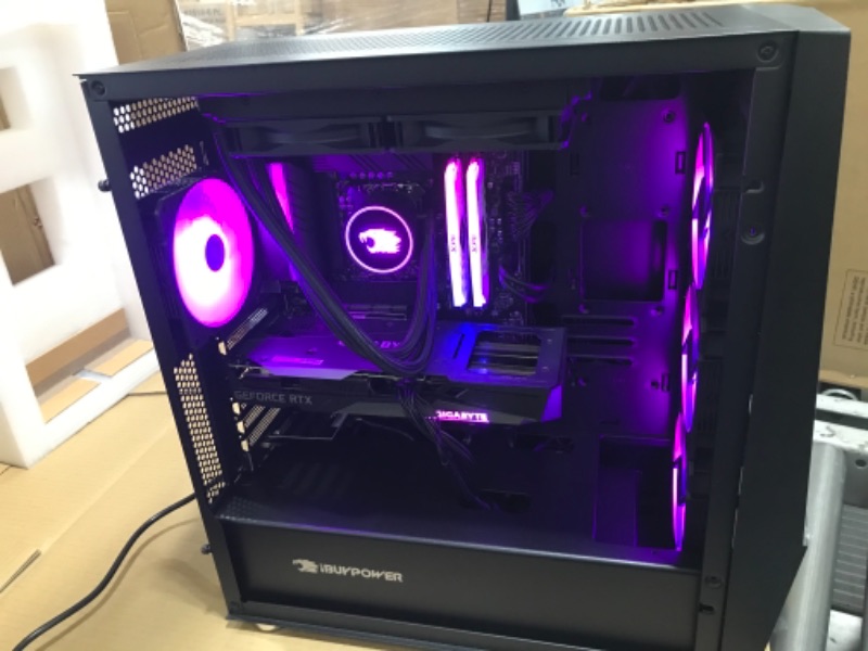 Photo 1 of iBUYPOWER Gaming Desktop PC - (Slate236i, Intel i5 12600KF, 16GB DDR4 3200Memory, GeForce RTX 3060 12GB, 500GB SSD, 1TB HDD, RGB - Windows 11 Home Advanced
