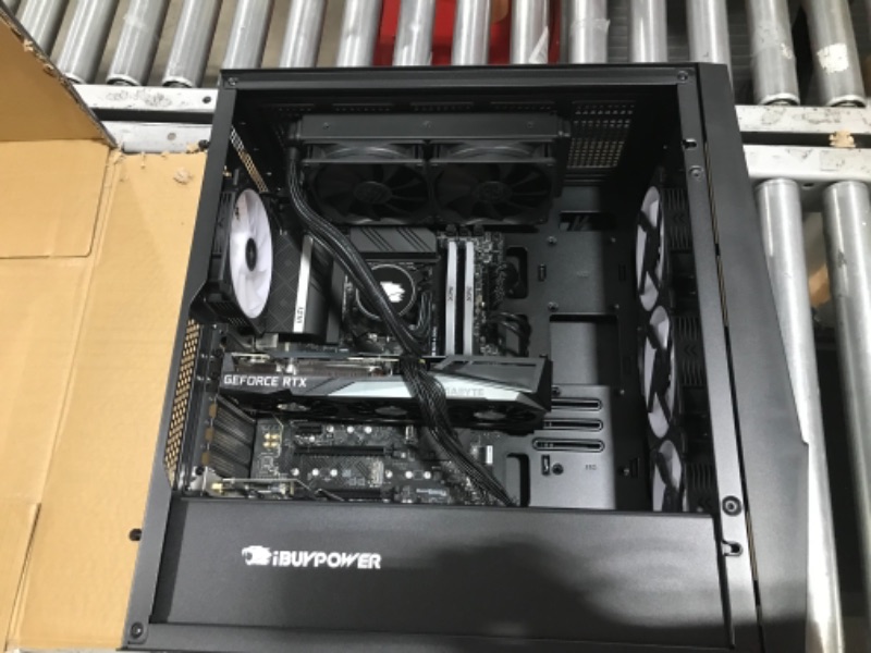 Photo 6 of iBUYPOWER Gaming Desktop PC - (Slate236i, Intel i5 12600KF, 16GB DDR4 3200Memory, GeForce RTX 3060 12GB, 500GB SSD, 1TB HDD, RGB - Windows 11 Home Advanced---------LOCKED UNDER PREVIOUS OWNER GPU LOCKED------PARTS ONLY!!!!