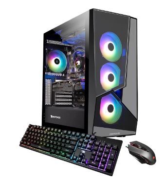 Photo 1 of iBUYPOWER Gaming Desktop PC - (Slate236i, Intel i5 12600KF, 16GB DDR4 3200Memory, GeForce RTX 3060 12GB, 500GB SSD, 1TB HDD, RGB - Windows 11 Home Advanced---------LOCKED UNDER PREVIOUS OWNER GPU LOCKED------PARTS ONLY!!!!