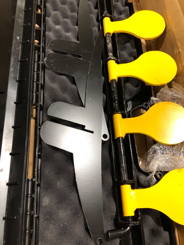 Photo 3 of Birchwood Casey USA World of Targets .22 Rimfire Dueling Tree Stand Yellow