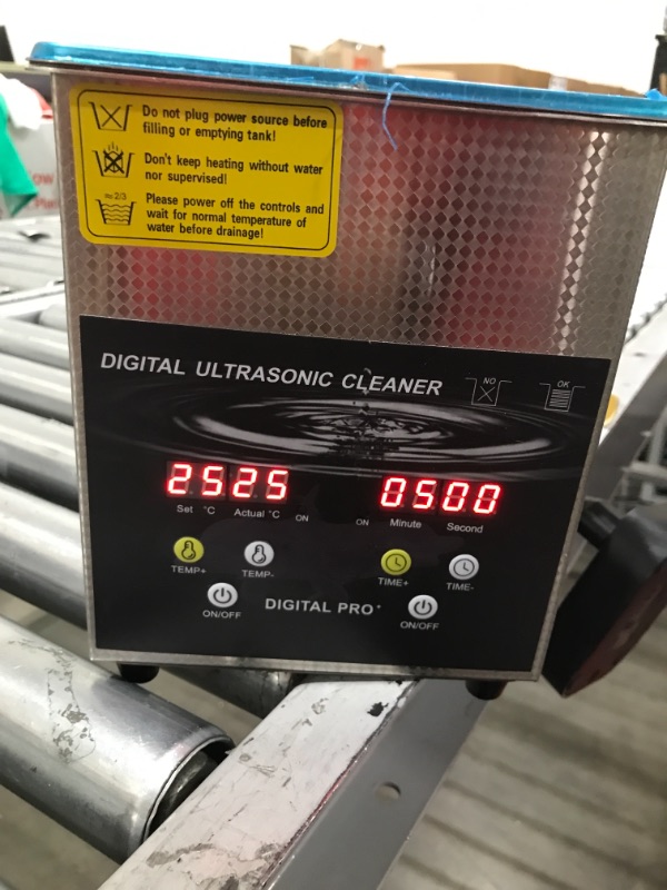 Photo 2 of 10L Ultrasonic Cleaner with Digital Timer and Heater for Cleaning MH-10S