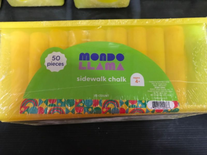 Photo 2 of 50ct Sidewalk Chalk Set - Mondo Llama™