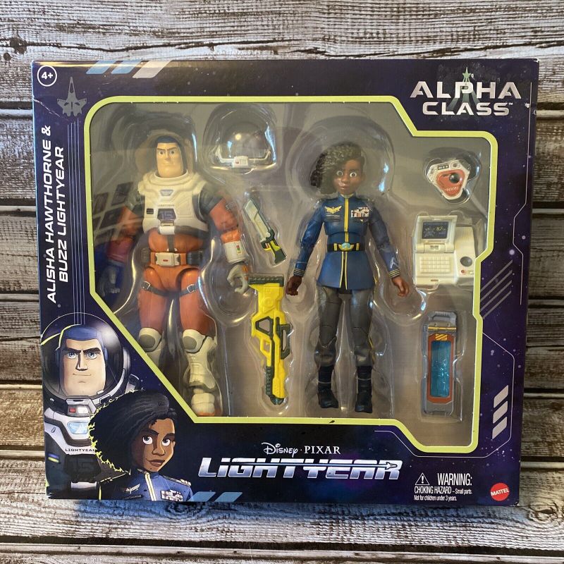 Photo 1 of Disney / Pixar Alpha Class Alisha Hawthorne & Buzz Lightyear Action Figure 2-Pack