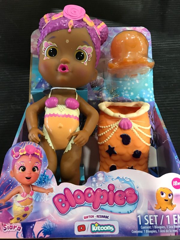 Photo 1 of Bloopies Mermaid Magic Tail Siara Doll 10 Inch Doll. Ages 18+ Months