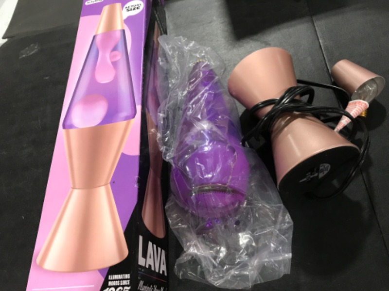Photo 1 of 14.5 Lava Lamp Rose Gold - LAVA