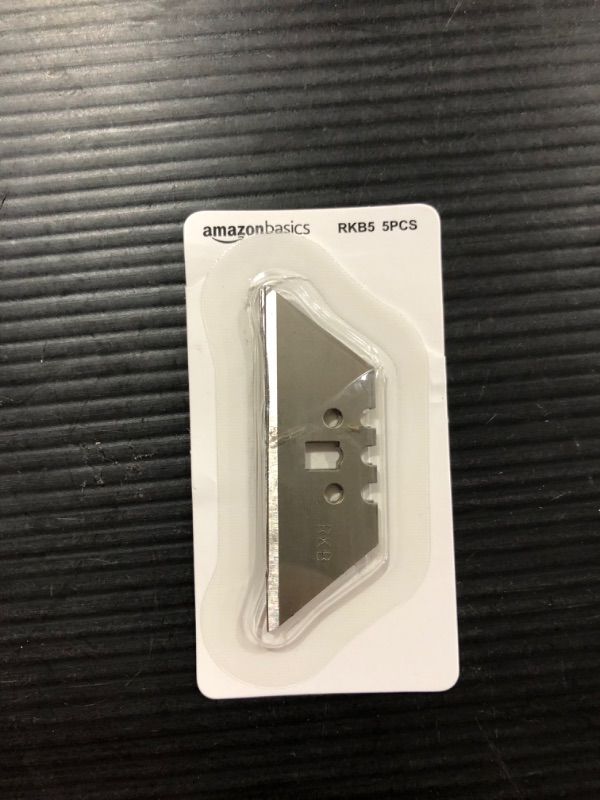 Photo 2 of [2 Pack] Amazon Basics 3-Notch Utility Knife Blades, 5-pack [10 Total]