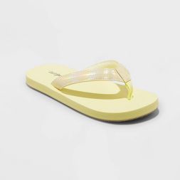 Photo 1 of Girls' Ava Slip-On Thong Sandals - Cat & Jack™ Size Medium (2/3)