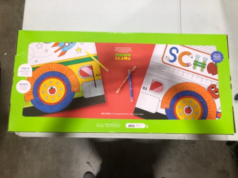 Photo 3 of Color-Your-Own School Bus Kit - Mondo Llama™

