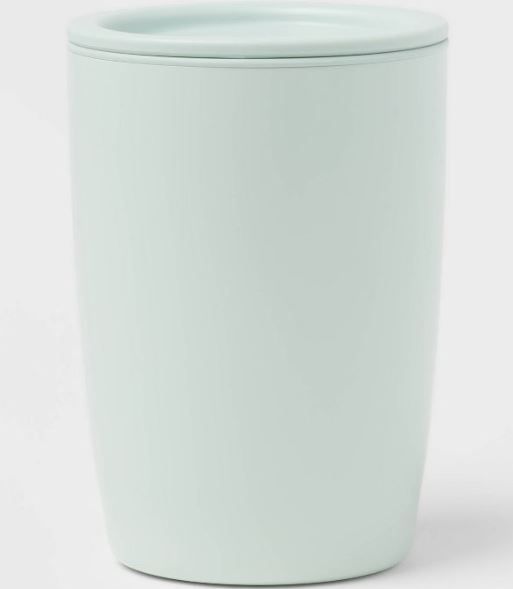 Photo 1 of 14oz Travel Coffee Mug (Interior Plastic with Stainless Steel Exterior) Green - Room Essentials™
