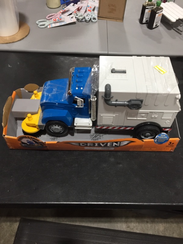 Photo 3 of DRIVEN Large Toy Truck with Movable Parts Street Sweeper