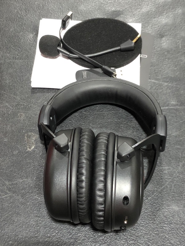Photo 1 of HyperX - Cloud Core Wireless DTS Headphone: X Gaming Headset for PC - Black