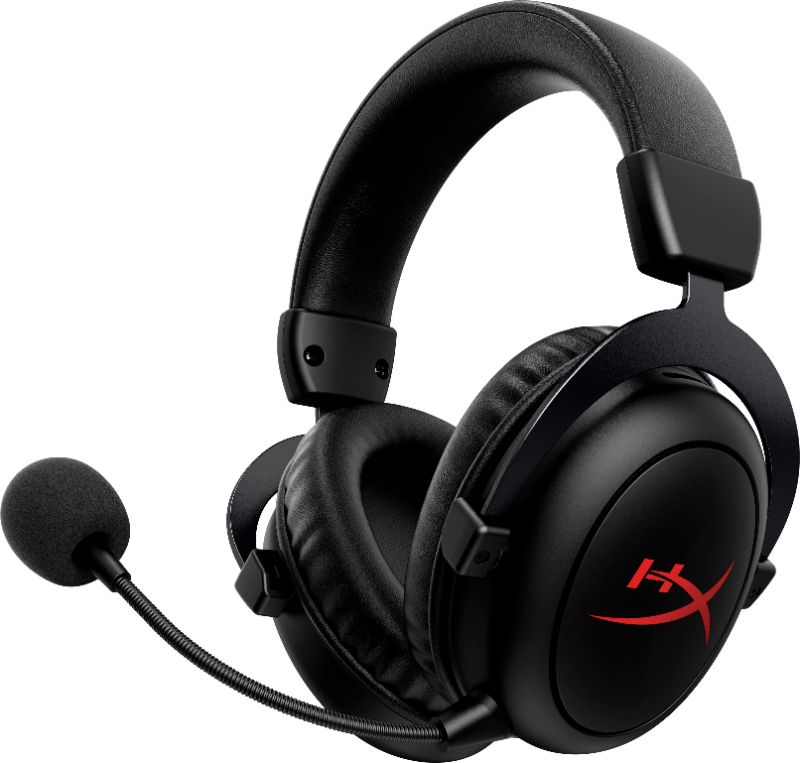 Photo 1 of HyperX - Cloud Core Wireless DTS Headphone: X Gaming Headset for PC - Black