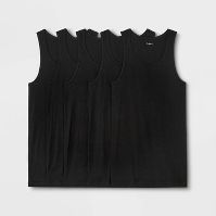 Photo 1 of Men's 4+1 Bonus Pack Tank Top - Goodfellow & Co™ Black