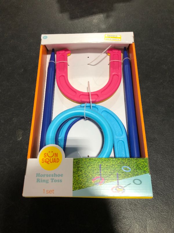 Photo 2 of 10pc Ring Toss & Horseshoe Play Set - Sun Squad