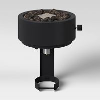 Photo 1 of 10" Round Metal Outdoor LP Tabletop Fire Pit - Black - Project 62™

