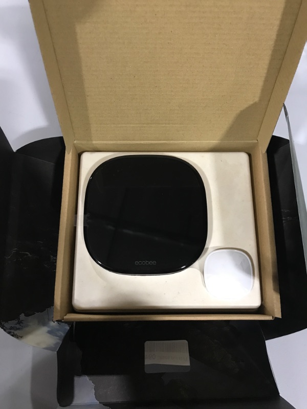 Photo 1 of Smart Thermostat Premium with Voice Control and Smart Sensor, Black

