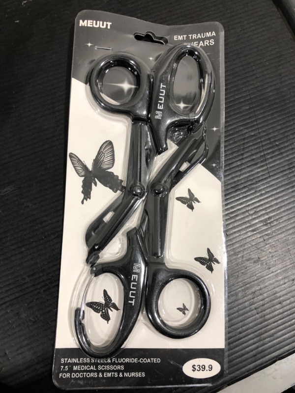 Photo 2 of 2 Pack Medical Scissors with Carabiner-7.5" Bandage Shears