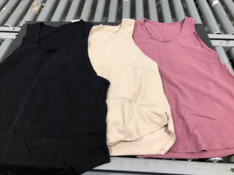 Photo 1 of 3 PACK MULTICOLOE TANK SHIRTS SIZE XL 