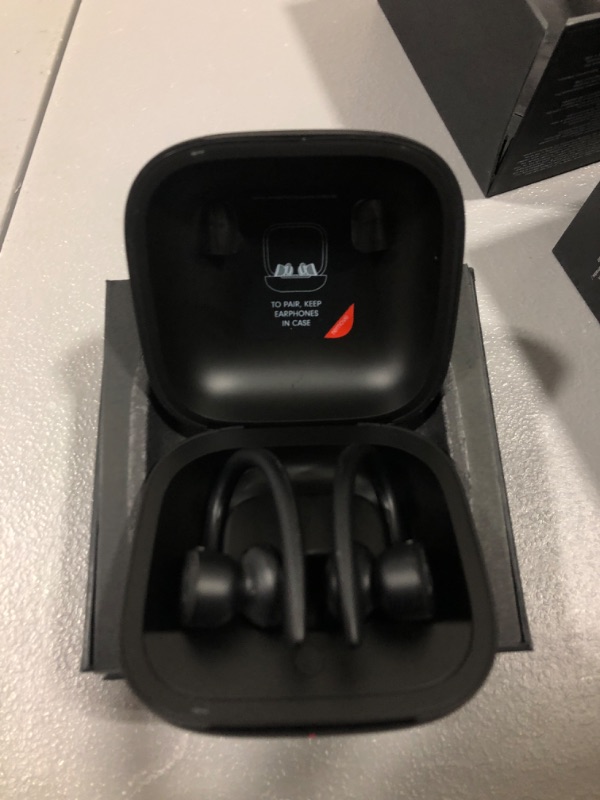 Photo 2 of Powerbeats Pro Wireless Earbuds - Apple H1 Headphone Chip, Class 1 Bluetooth Headphones, 9 Hours of Listening Time, Sweat Resistant, Built-in Microphone - Black