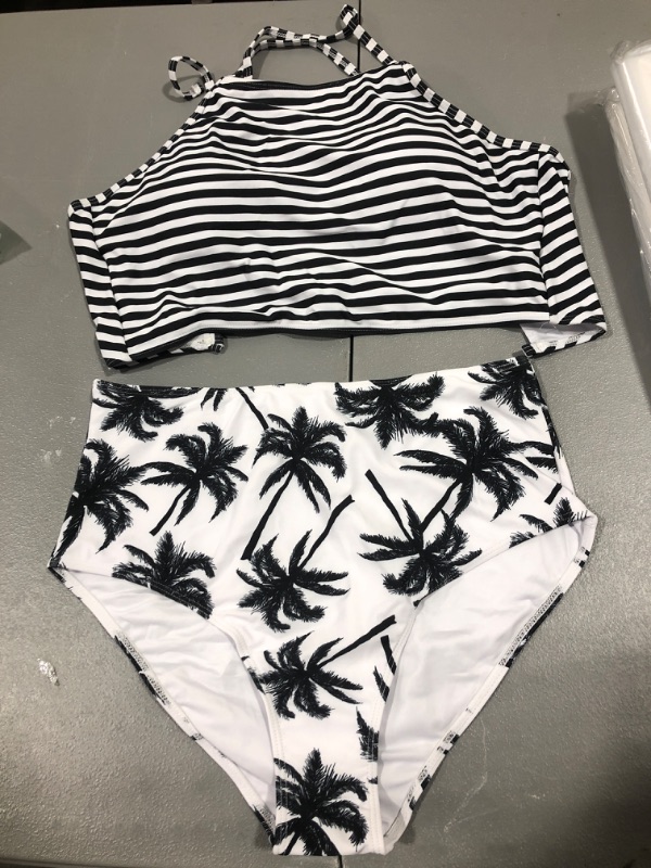 Photo 1 of black white two piece L