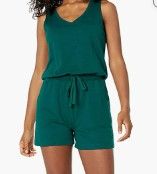 Photo 1 of Amazon Essentials Women's Studio Terry Fleece Romper L