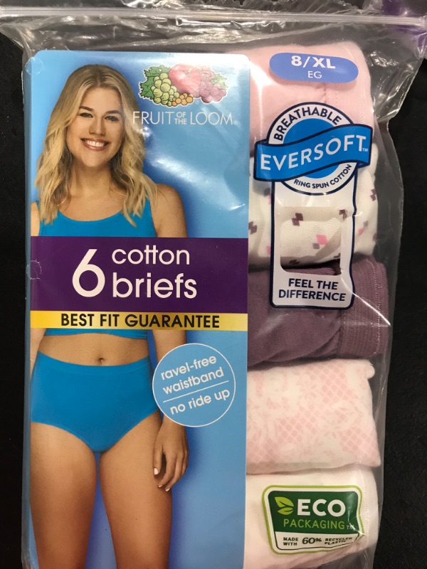 Photo 1 of 5-PACK OF COTTON BRIEFS   **ONLY 5 IN PACK**  SIZE XL