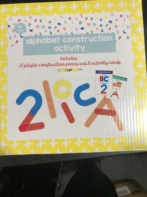 Photo 1 of 14 PACKS OF ALPHABET CONSTRUCTION ACTIVITY