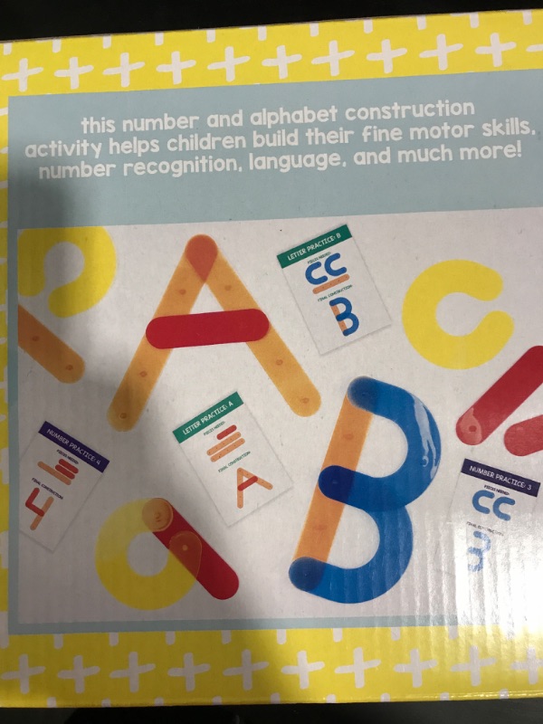 Photo 2 of 8 PACKS OF ALPHABET CONSTRUCTION ACTIVITY