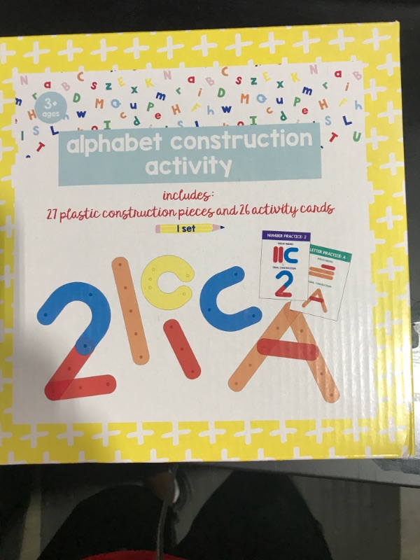 Photo 1 of 8 PACKS OF ALPHABET CONSTRUCTION ACTIVITY