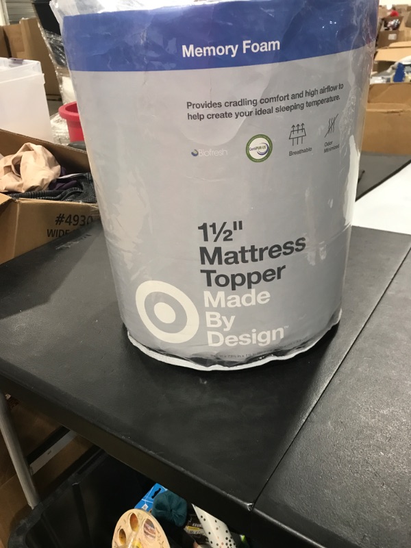 Photo 1 of 1.5" Mattress Topper  TWIN SIZE