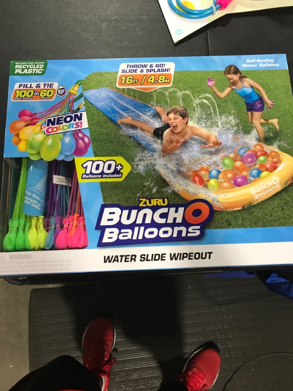 Photo 2 of Bunch O Balloons Small Slide with 3 bunches of Neon Splash   **FACTORY SEALED**