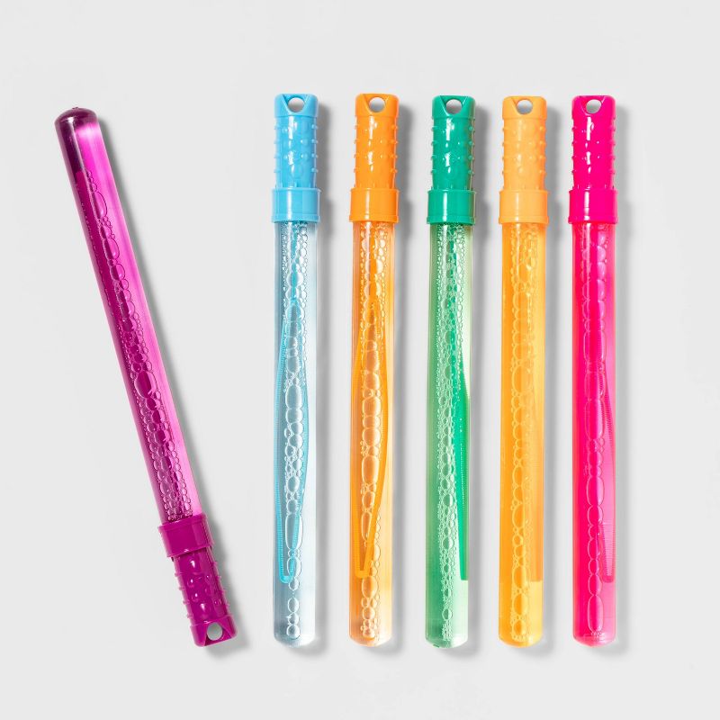 Photo 1 of 6pk 4oz Bubble Wands - Sun Squad