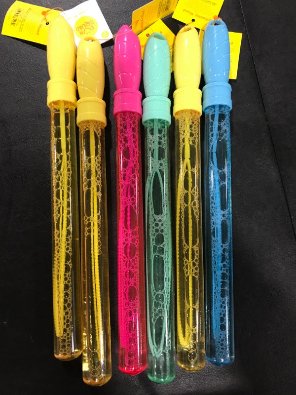 Photo 1 of 6pk 4oz Bubble Wands - Sun Squad