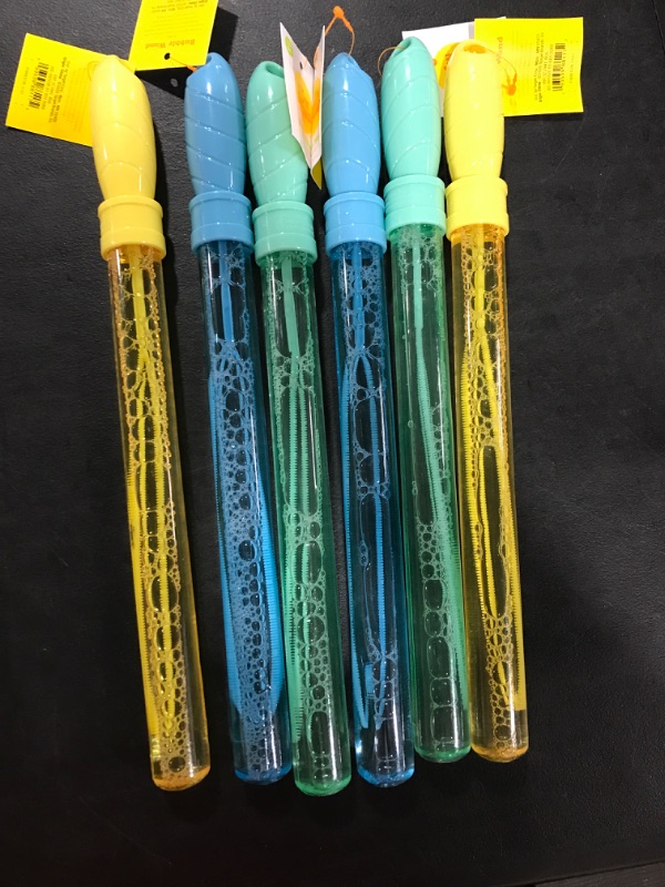 Photo 2 of 6pk 4oz Bubble Wands - Sun Squad