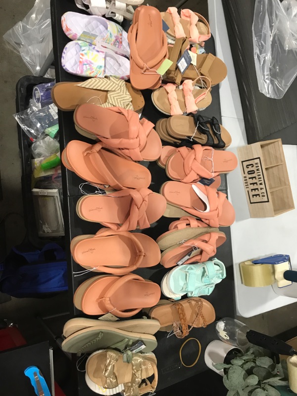 Photo 1 of 20 PAIRS OF WOMENS SHOES    VARIOUS STYLES AND SIZES  