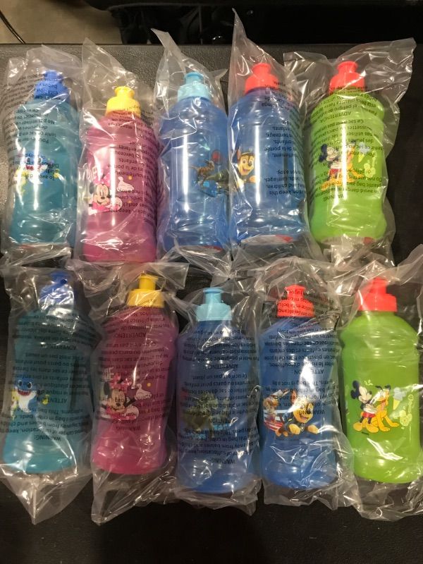 Photo 1 of [10 Pack] 15.5 FL Oz. Kids Water Jug [Various Designs]