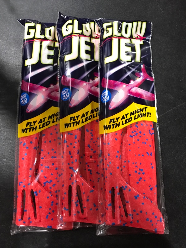 Photo 2 of [3 Pack] Glow Jet Flyers with LED Light- Soars over 40ft.