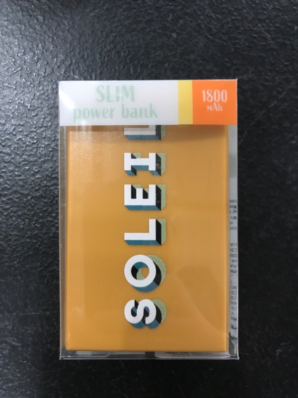 Photo 1 of Soleil Slim Power 1800 mAh [Powers Multiple Devices]