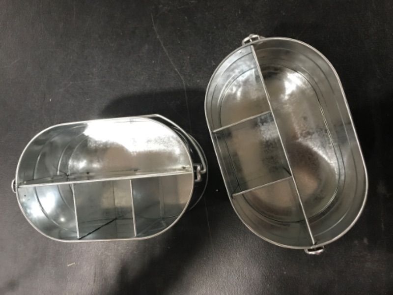 Photo 1 of [2 Pack] 3 Slots Metal Handled Utensil Holders