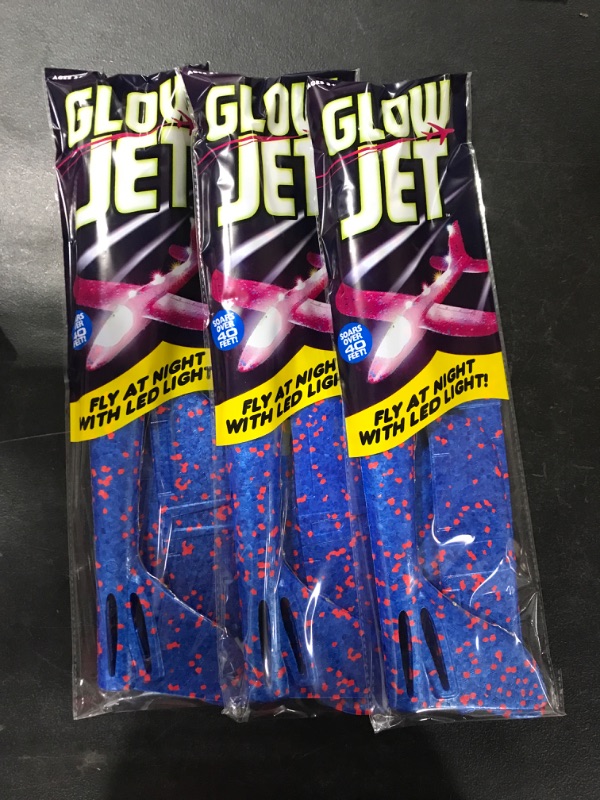 Photo 2 of [3 Pack] Glow Jet Flyers with LED Light- Soars over 40ft.