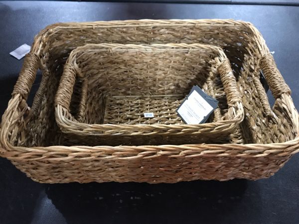 Photo 1 of [2 Pack] Woven Aseana Small Tapered Bin - Threshold
