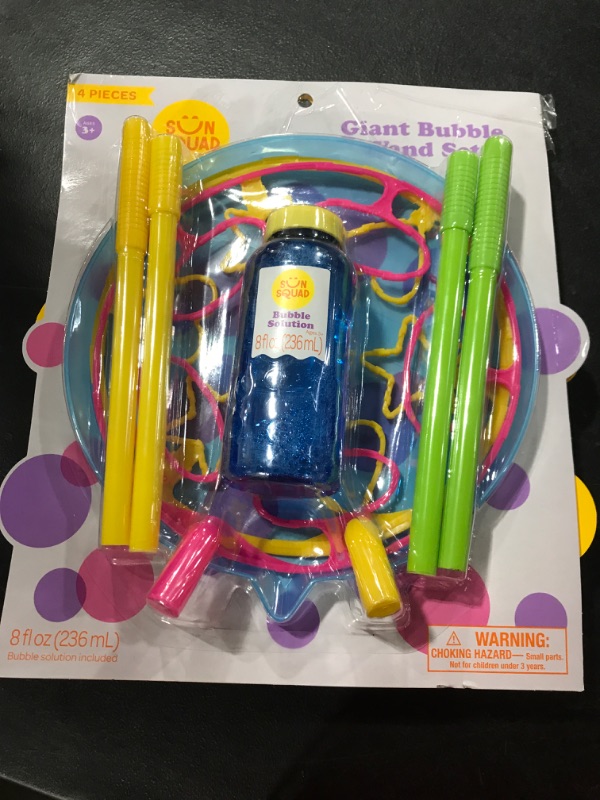 Photo 2 of [2 Pack] Giant Bubble Wand 2pk - Sun Squad