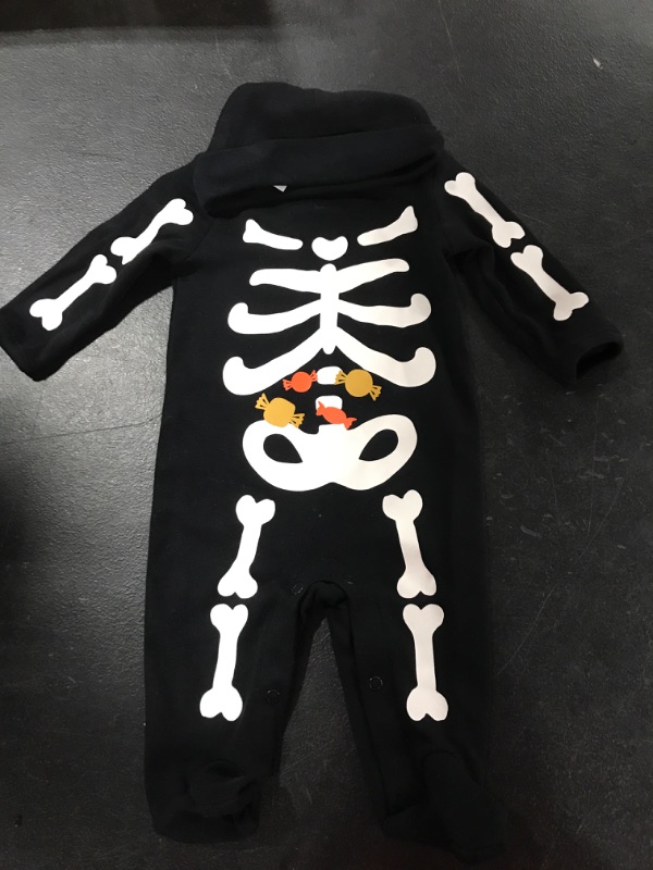 Photo 1 of [3 Mo] Baby Skeleton Onesie with Cap
