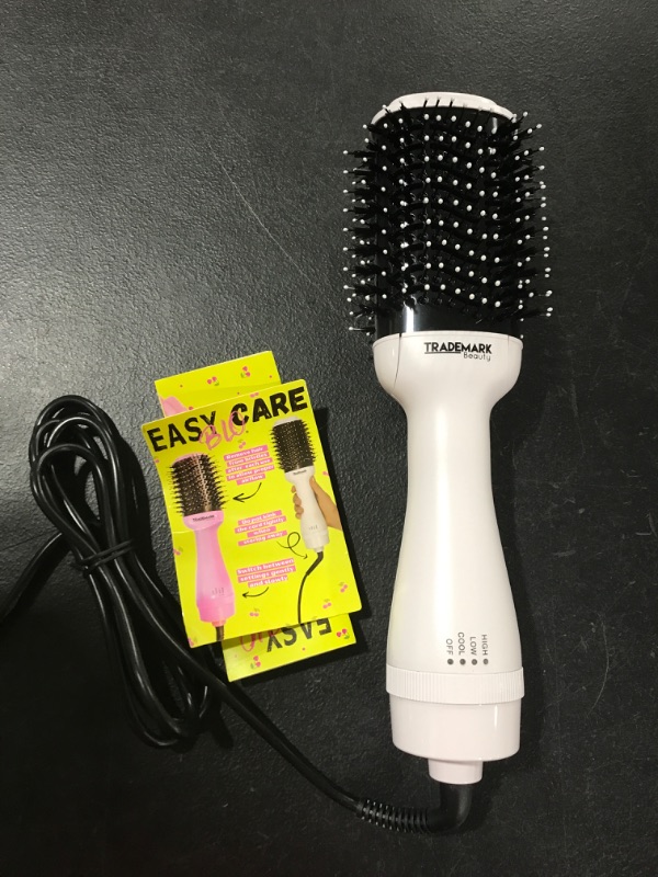 Photo 1 of Easy Blo by Trademark Beauty Single Step Hot Air Brush Styler and Dryer | One Step Volumizing Blow Dryer Brush for Wet Hair & Dry Hair | Hair Curler