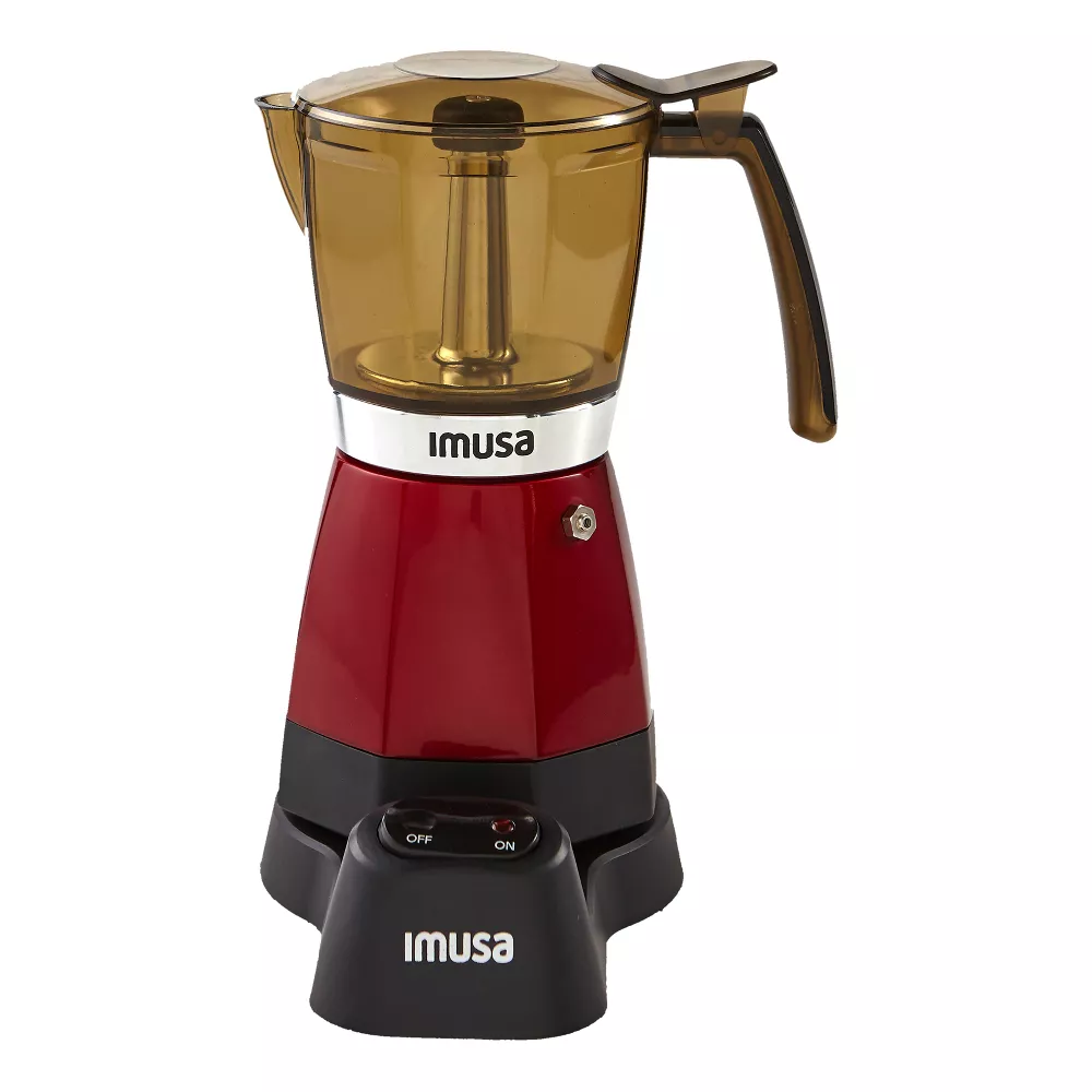 Photo 1 of IMUSA Electric Espresso/Moka Maker Red - 6 Cup

