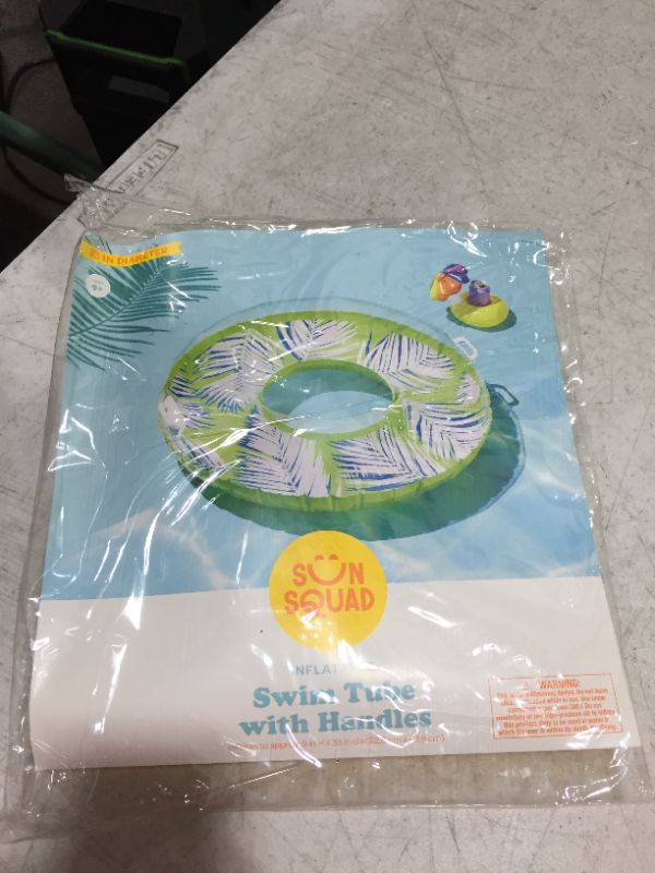 Photo 2 of 33" Swim Tube Tropical with Handles - Sun Squad™

