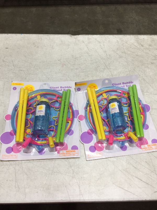 Photo 2 of Giant Bubble Wand 2pk - Sun Squad