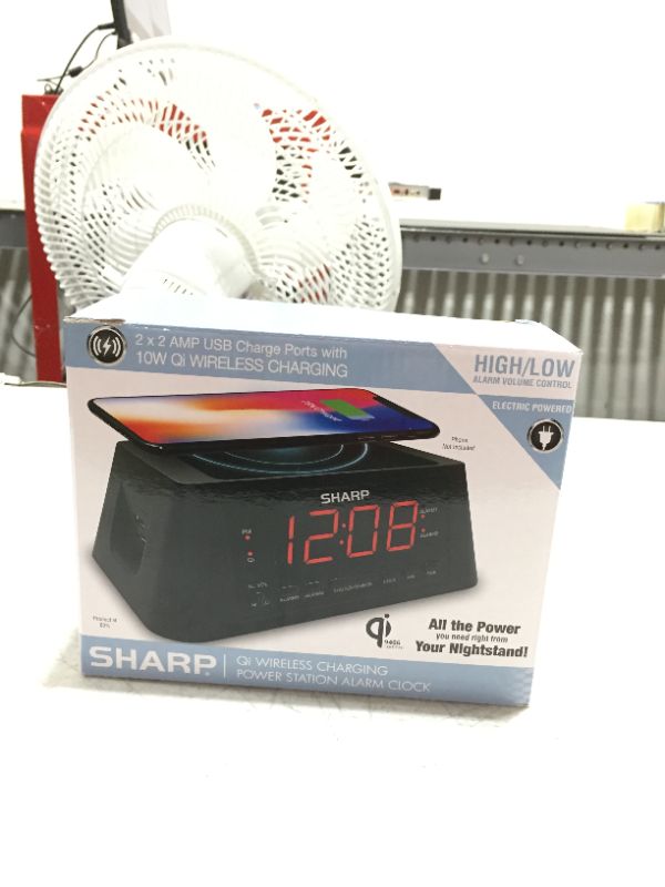 Photo 3 of Wireless Charging Alarm Clock - Sharp