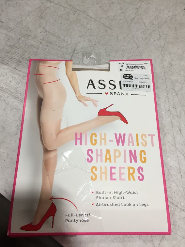 Photo 2 of Assets by Spanx Women's High-Waist Shaping Pantyhose - Tan 3