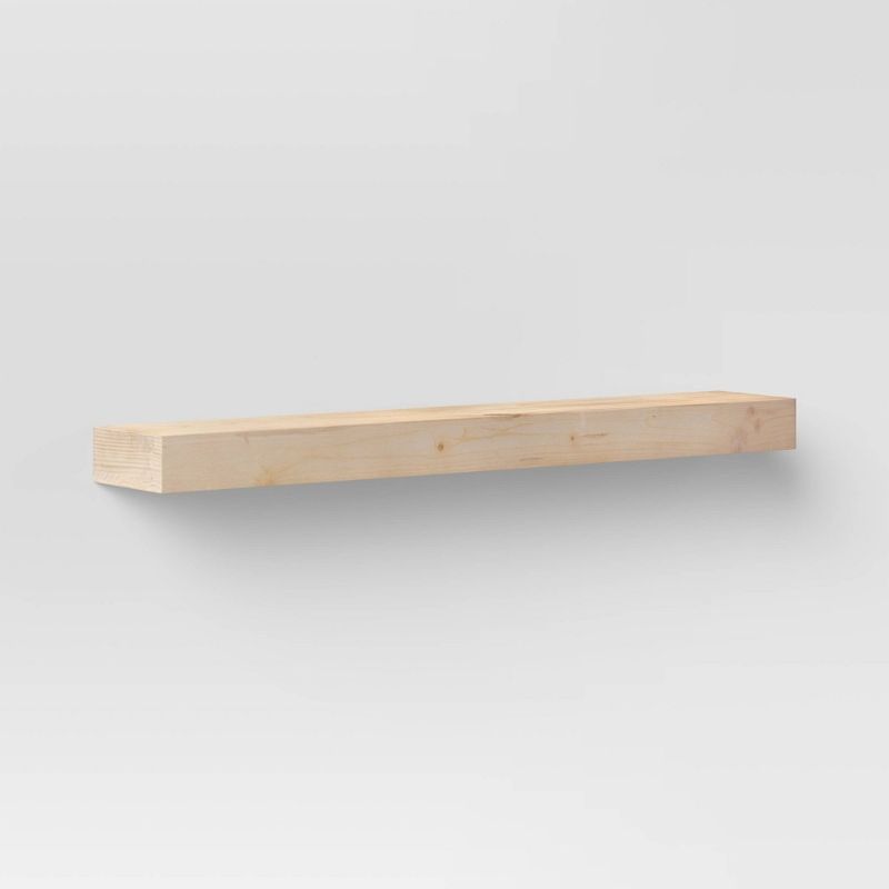 Photo 1 of 36" X 6" Floating Wood Wall Shelf - Threshold™
